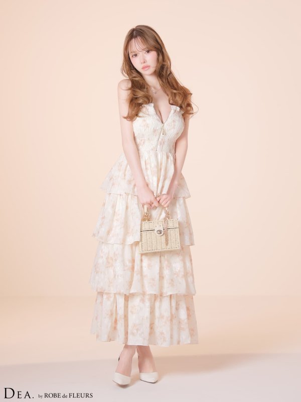 ベージュ　モデル：ゆめ　身長：160cm　着用サイズ：Sサイズ