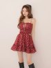 ワインレッド　モデル：まりん　身長：164cm　着用サイズ：Sサイズ