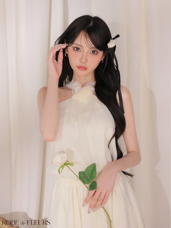 アイボリー　モデル：みみ　身長：162cm　着用サイズ：Sサイズ