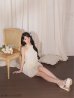 アイボリー　モデル：みみ　身長：162cm　着用サイズ：Sサイズ