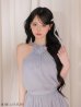 ブルー　モデル：みみ　身長：162cm　着用サイズ：Sサイズ