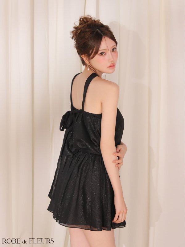 ブラック　モデル：いおり　身長：161cm　着用サイズ：Sサイズ