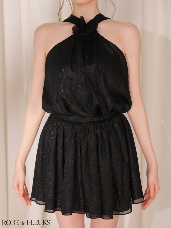 ブラック　モデル：いおり　身長：161cm　着用サイズ：Sサイズ