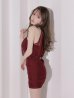 ボルドー　モデル：ゆめ　身長：160cm　着用サイズ：Sサイズ