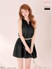 ブラック　モデル：まりん　身長：164cm　着用サイズ：Sサイズ