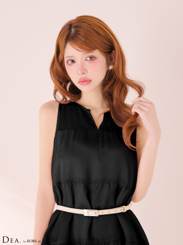 ブラック　モデル：まりん　身長：164cm　着用サイズ：Sサイズ