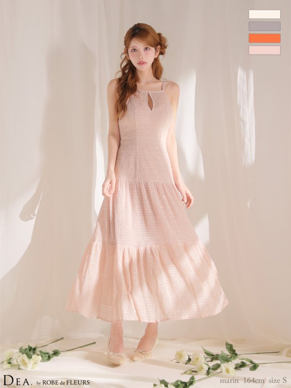 ピンク　モデル：まりん　身長：164cm　着用サイズ：Sサイズ