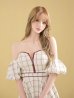 ホワイト モデル：咲希　身長：164cm　着用サイズ：Sサイズ