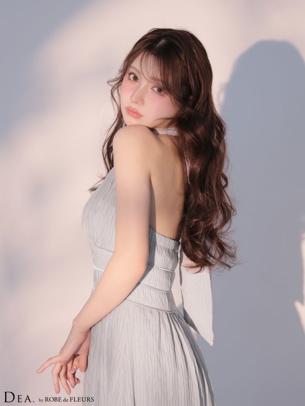 ブルーグレー　モデル：ももか　身長：156cm　着用サイズ：Sサイズ