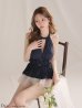 ネイビー　モデル：ゆめ　身長：160cm　着用サイズ：Fサイズ