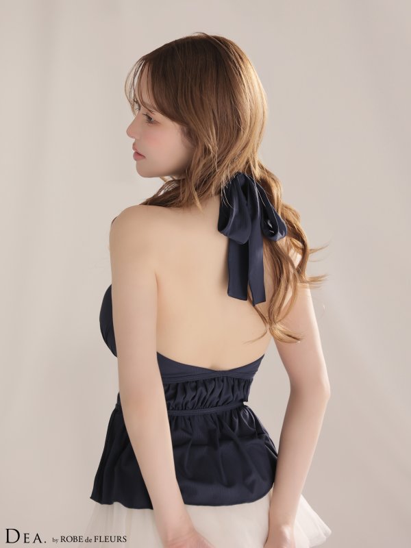 ネイビー　モデル：ゆめ　身長：160cm　着用サイズ：Fサイズ