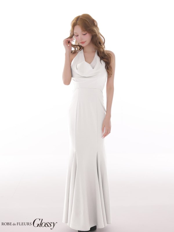 ホワイト　モデル：ゆりお　身長：165cm　着用サイズ：Sサイズ