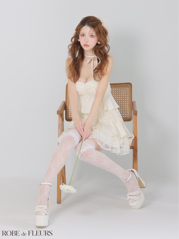 アイボリー　モデル：まりん　身長：164cm　着用サイズ：Sサイズ