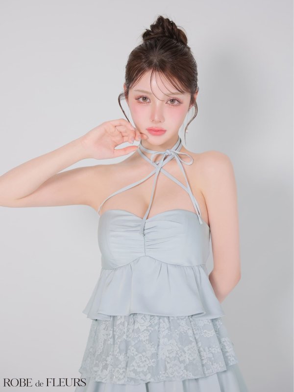 ブルー　モデル：ももか　身長：156cm　着用サイズ：Sサイズ