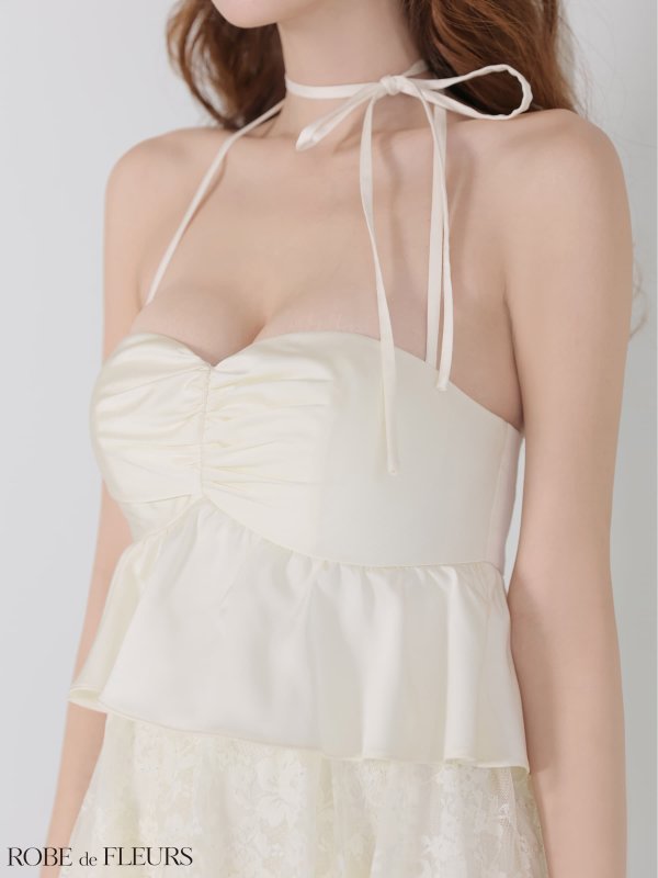 アイボリー　モデル：まりん　身長：164cm　着用サイズ：Sサイズ