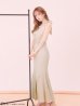 ベージュ　モデル：ゆめ　身長：160cm　着用サイズ：Sサイズ