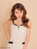 アイボリーxブラック　モデル：いおり　身長：161cm　着用サイズ：Sサイズ