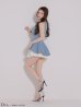 アイスブルー　モデル：ももか　身長：156cm　着用サイズ：Sサイズ