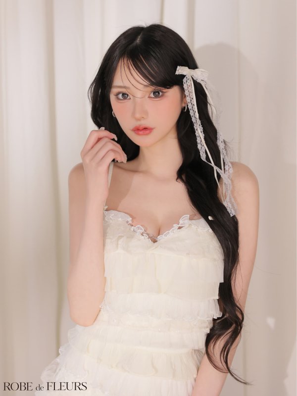 アイボリー　モデル：みみ　身長：162cm　着用サイズ：Sサイズ