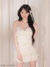 アイボリー　モデル：みみ　身長：162cm　着用サイズ：Sサイズ