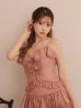 ピンク　モデル：いおり　身長：161cm　着用サイズ：Sサイズ