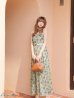 グリーン　モデル：ゆめ　身長：160cm　着用サイズ：Sサイズ