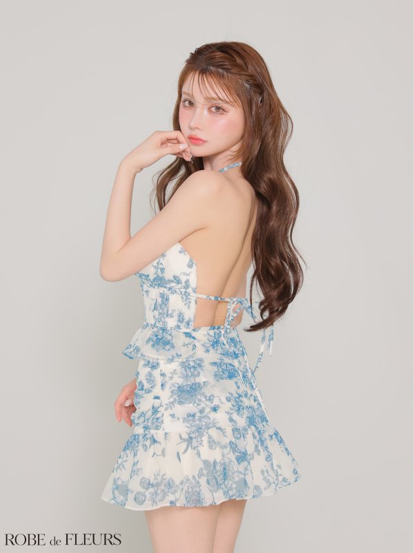 ブルー　モデル：ももか　身長：156cm　着用サイズ：Sサイズ