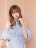ブルー　モデル：いおり　身長：161cm　着用サイズ：Sサイズ