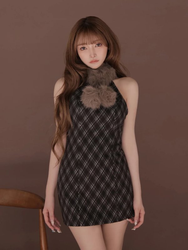 ブラウン　モデル：まみ　身長：161cm　着用サイズ：Sサイズ