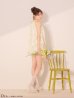 イエロー　モデル：いおり　身長：164cm　着用サイズ：Sサイズ