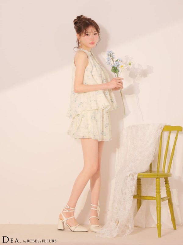 ブルー　モデル：いおり　身長：164cm　着用サイズ：Sサイズ