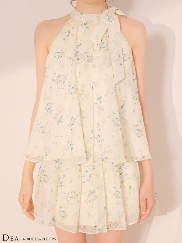 ブルー　モデル：いおり　身長：164cm　着用サイズ：Sサイズ