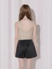ベージュ　モデル：しおん　身長：158cm　着用サイズ：Sサイズ