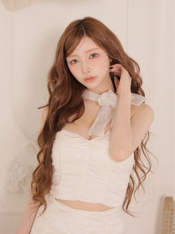 アイボリー モデル：まみ　身長：161cm　着用サイズ：Sサイズ