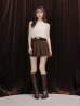 アイボリーxブラウン モデル：ゆめ　身長：160cm　着用サイズ：Sサイズ
