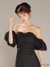 ブラック　モデル：まりん　身長：164cm　着用サイズ：Sサイズ