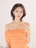 オレンジ　モデル：りの　身長：157cm　着用サイズ：Sサイズ