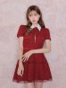 レッド　モデル：いおり　身長：161cm　着用サイズ：Sサイズ