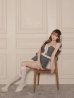 グレー　モデル：まみ　身長：161cm　着用サイズ：Sサイズ
