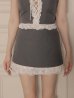 グレー　モデル：まみ　身長：161cm　着用サイズ：Sサイズ