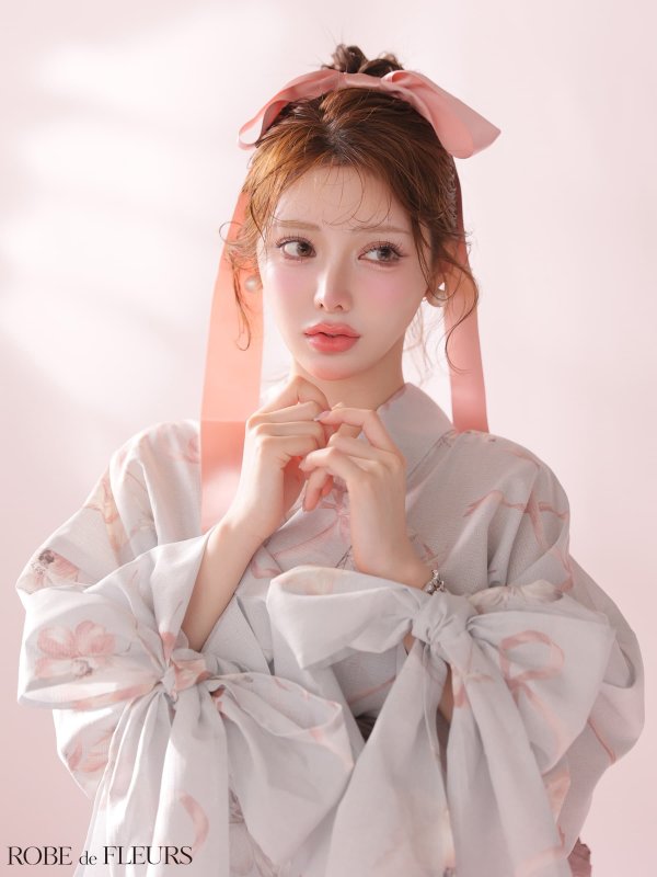 ピンク　モデル：ももか　身長：156cm　着用サイズ：Fサイズ