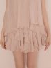 ピンクベージュ　モデル：いおり　身長：161cm　着用サイズ：Sサイズ