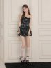 画像8: 【予約商品/10月上旬発送予定】XSサイズあり【ROBE de FLEURS/ローブドフルール】チェック/ ベアトップ/ フリル/ ティアード/ フレア/ セットアップ/ ミニドレス/ キャバドレス[OF08] (8)