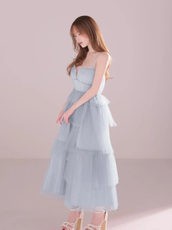 ブルー　モデル：ゆめ　身長：160cm　着用サイズ：Sサイズ