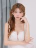 ホワイト　モデル：まりん　身長：164cm　着用サイズ：Sサイズ