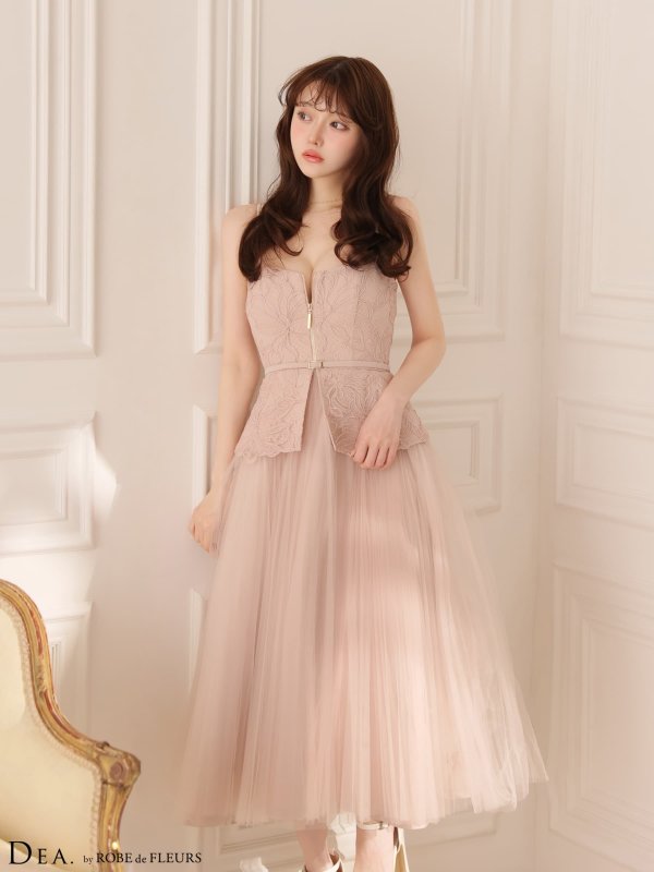 ピンク　モデル：羽澄まり　身長：158cm　着用サイズ：Sサイズ