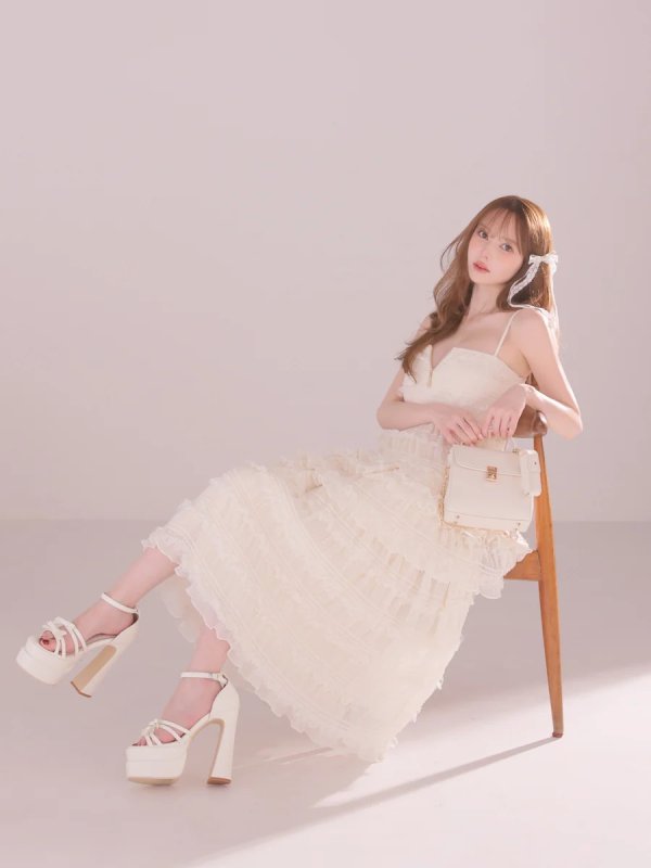 アイボリー　モデル：ゆめ　身長：160cm　着用サイズ：Sサイズ