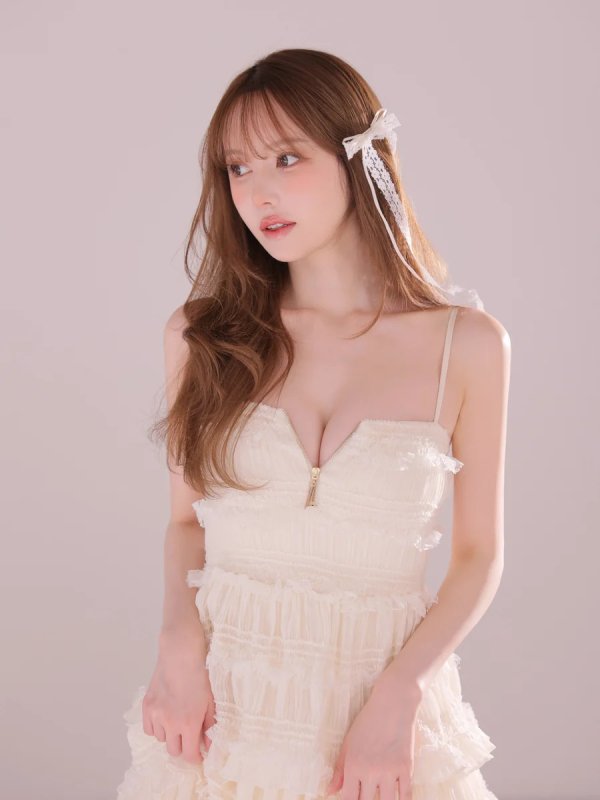 アイボリー　モデル：ゆめ　身長：160cm　着用サイズ：Sサイズ