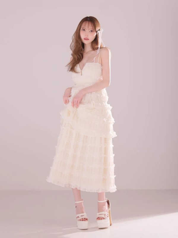 アイボリー　モデル：ゆめ　身長：160cm　着用サイズ：Sサイズ
