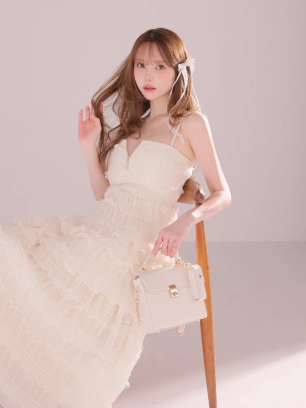 アイボリー　モデル：ゆめ　身長：160cm　着用サイズ：Sサイズ
